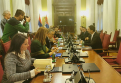 3 March 2020 The members of the European Integration Committee in meeting with the delegation of the Committee on European Integration and Regional Cooperation of the National Assembly of the Republic of Srpska 